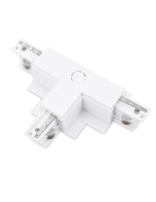 Zasilacz / złącze T prawe do szynoprzewodu podtynkowe TRACK 3LINE T RIGHT GIPS Biały