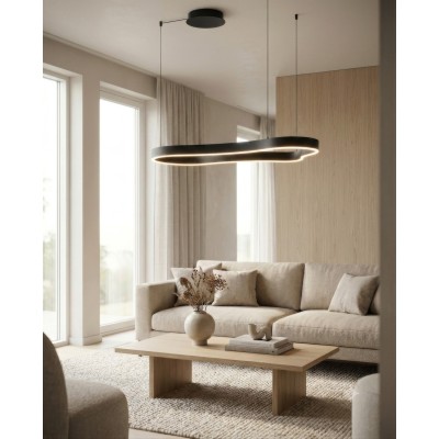 Lampa wisząca MIRABELLA 90 3000K DIMM Czarna