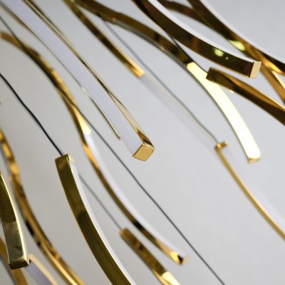 Lampa wisząca FLOW 41 PENDANT 3-STEP DIMM 3000K Złota