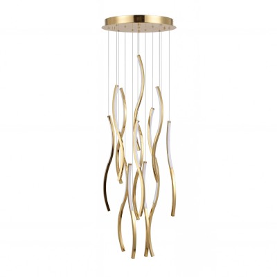 Lampa wisząca FLOW 13 PENDANT 3-STEP DIMM 3000K Złota