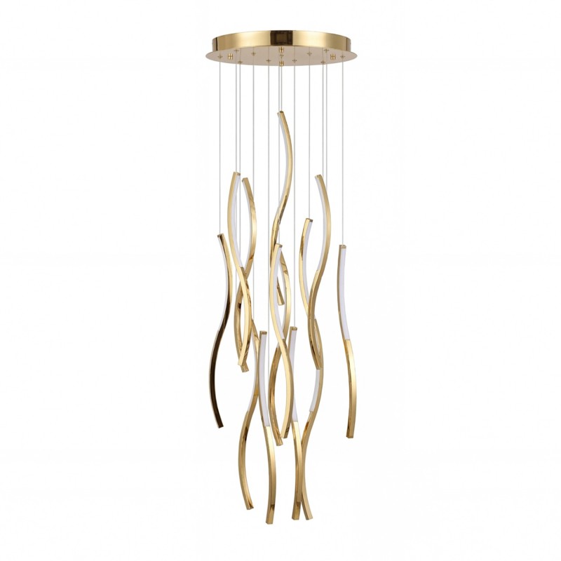 Lampa wisząca FLOW 13 PENDANT 3-STEP DIMM 3000K Złota