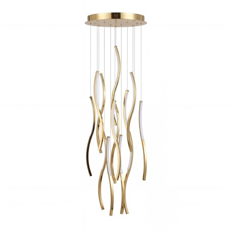 Lampa wisząca FLOW 13 PENDANT 3-STEP DIMM 3000K Złota