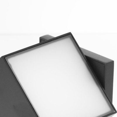 Kinkiet CUBIC IP54 18W 3000K Ciemny szary