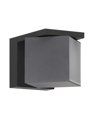 Kinkiet CUBIC IP54 18W 4000K Ciemny szary