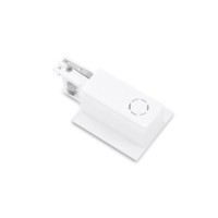 Zasilacz końcowy podtynkowy TRACK 3LINE END POWER LEFT GIPS Biały