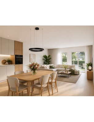 MARCO PENDANT 60 CCT WH + REMOTE CONTROL Czarny / Biały 