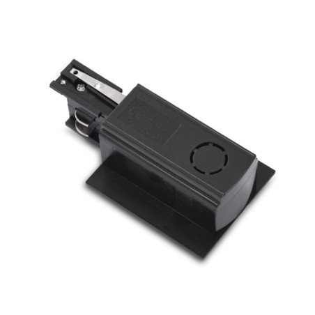 Zasilacz końcowy podtynkowy TRACK 3LINE END POWER LEFT GIPS Czarny