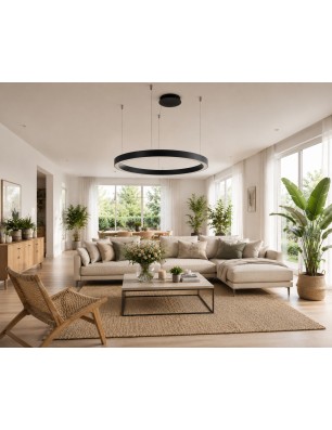 MARCO PENDANT 100 CCT WH + REMOTE CONTROL Czarny / Biały 