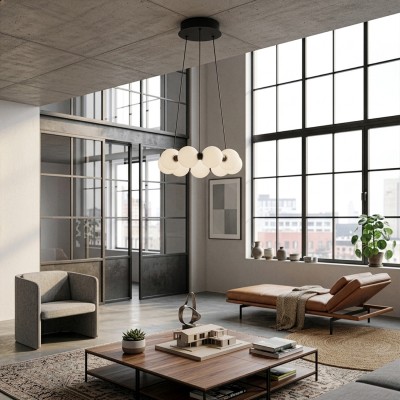 Lampa wisząca PERLA PENDANT 40 3-STEP DIMM Czarna