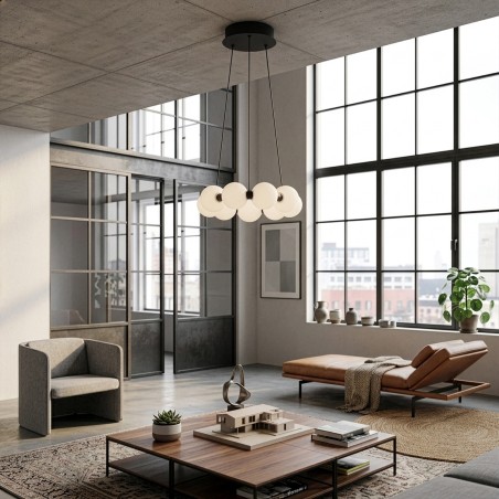 Lampa wisząca PERLA PENDANT 40 3-STEP DIMM Czarna