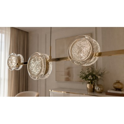 Lampa wisząca EUFORIA PENDANT LINE 5 3-STEP DIMM Złota