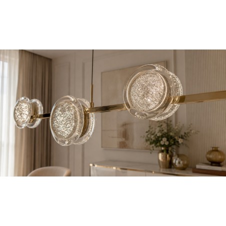 Lampa wisząca EUFORIA PENDANT LINE 5 3-STEP DIMM Złota