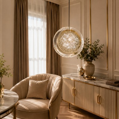 Lampa wisząca EUFORIA 16 PENDANT 1 Złota