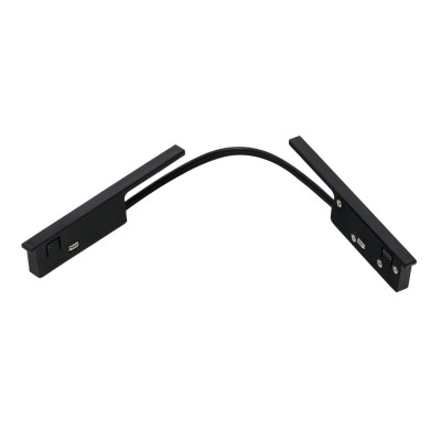 DELTA TRACK MAGNETIC SUPER SLIM 48V FLEX ELECTRIC CONNECTOR BK