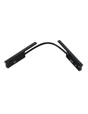DELTA TRACK MAGNETIC SUPER SLIM 48V FLEX ELECTRIC CONNECTOR BK