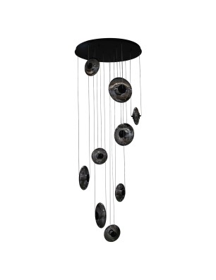 Lampa wisząca ANDORA PENDANT 9 3-STEP DIMM SMOKY