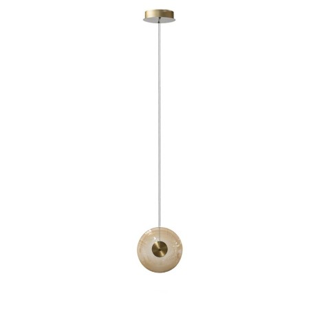 Lampa wisząca ANDORA M PENDANT 1 Bursztynowa