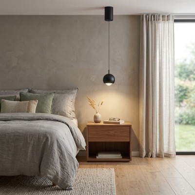 Lampa wisząca GAMBO PENDANT CCT SWITCH Czarna