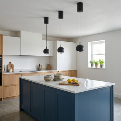 Lampa wisząca GAMBO PENDANT CCT SWITCH Czarna