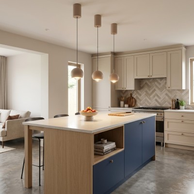 Lampa wisząca GAMBO PENDANT CCT SWITCH BEIGE