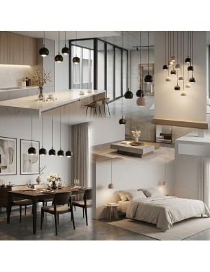 Lampa wisząca GAMBO PENDANT CCT SWITCH beige