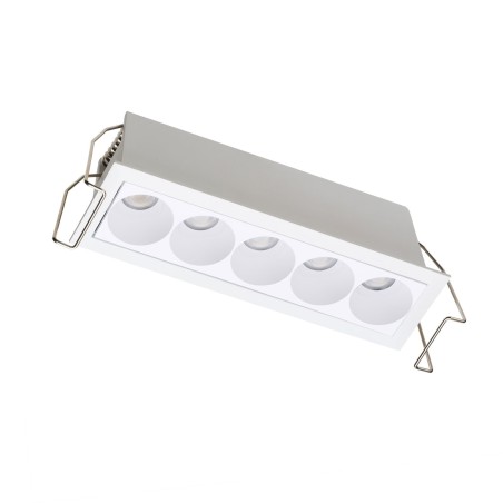 Lampa wpuszczana w sufit TETRIX 5 GIPS 10W CCT Biała