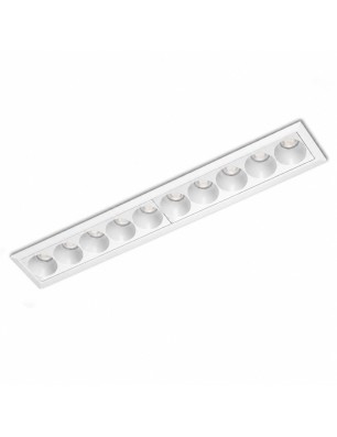 Lampa wpuszczana w sufit TETRIX 10 GIPS 20W CCT Biała