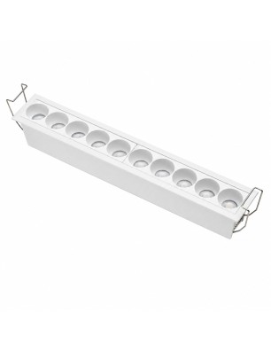 Lampa wpuszczana w sufit TETRIX 10 GIPS 20W CCT Biała