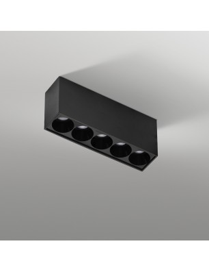 Lampa natynkowa TETRIX 5 8W CCT Czarna