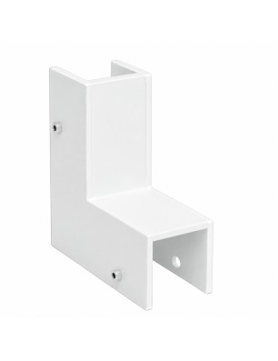 TRACK IP65 COVER CORNER B CONNECTOR WH