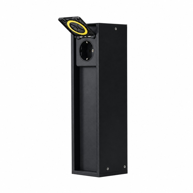 OUTDOOR PLUG 2kW IP54 BK