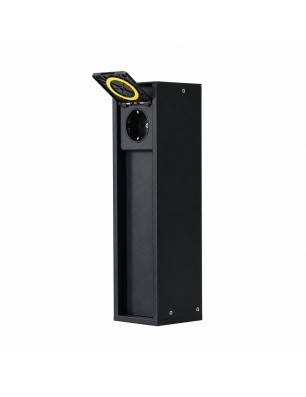 OUTDOOR PLUG 2kW IP54 BK