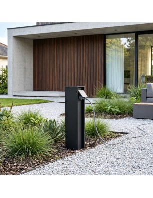 OUTDOOR PLUG 2kW IP54 BK