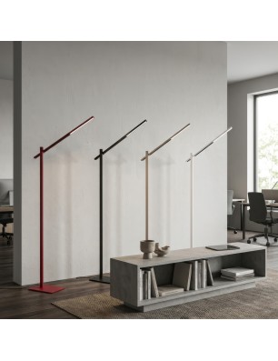 Lampa stojąca ONTARIO FLOOR DIMM SWITCH Biała