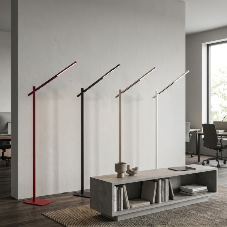 Lampa stojąca ONTARIO FLOOR DIMM SWITCH RED