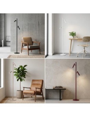 Lampa stojąca TROST FLOOR 2 DIMM SWITCH Biała