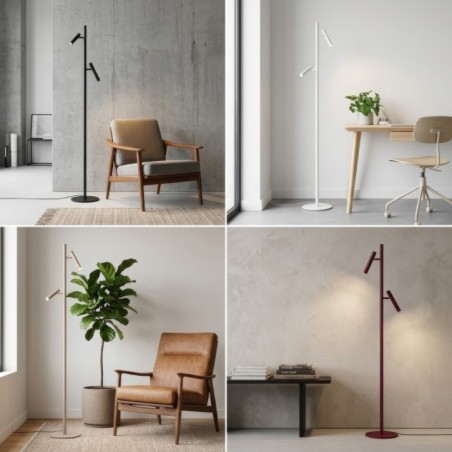 Lampa stojąca TROST FLOOR 2 DIMM SWITCH BEIGE
