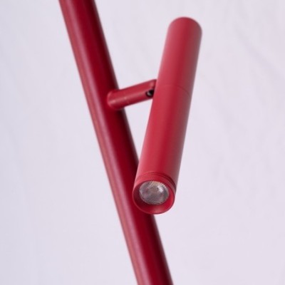 Lampa stojąca TROST FLOOR 2 DIMM SWITCH Czerwona