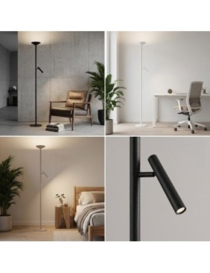 Lampa stojąca TROST FLOOR DIMM SWITCH Czarna