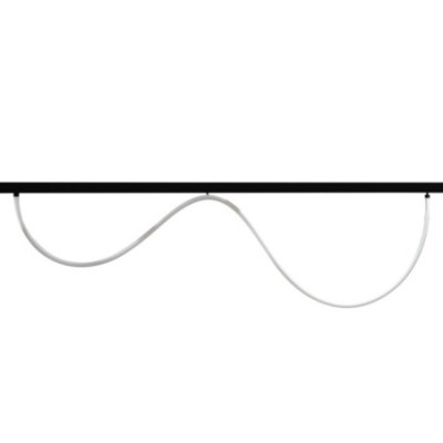 Lampa szynowa ALFA STREAM TRACK MAGNETIC 2LINE 300 CCT DIMM Czarna