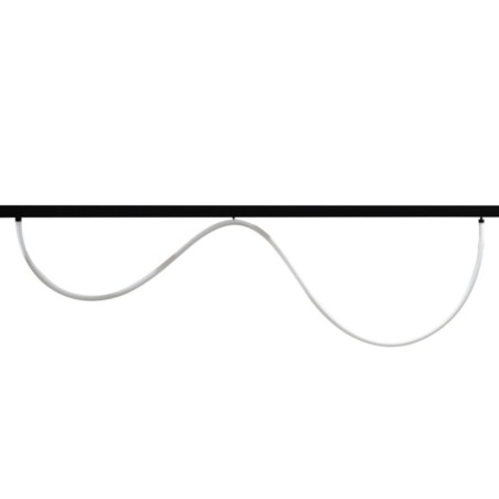 Lampa szynowa ALFA STREAM TRACK MAGNETIC 2LINE 300 CCT DIMM Czarna