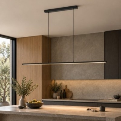 Lampa wisząca MARLENE 120 3000K Czarna