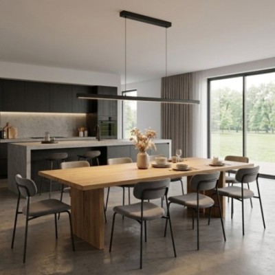 Lampa wisząca RALPH 120 3000K Czarna