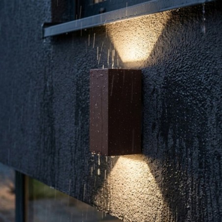 Kinkiet EDDY SQUARE IP65 CCT CORTEN
