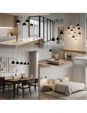 Lampa wisząca GAMBO PENDANT CCT SWITCH BEIGE