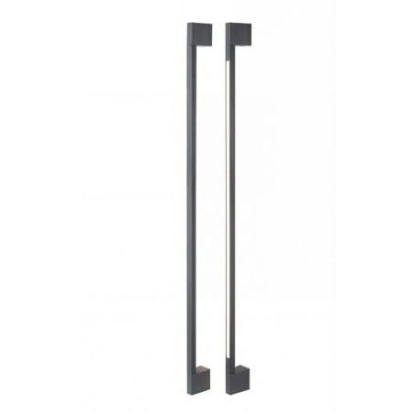 Kinkiet GUSTO 120 WALL IP54 4000K Ciemny szary