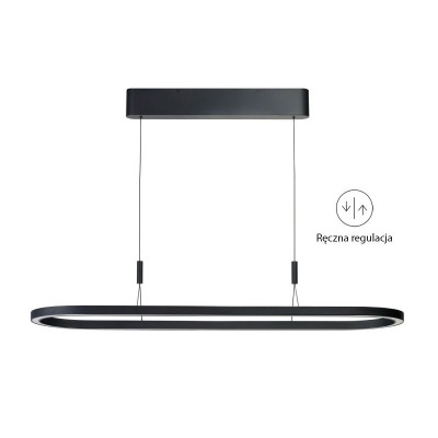Lampa wisząca LAYLA 120 3000K DIMM Czarna