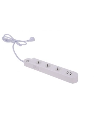 Listwa Wifi Power Strip 3AC+4USB  AZzardo Smart