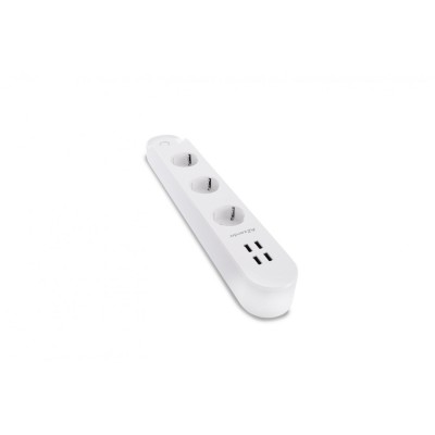 Potrójna listwa WIFI wewnętrzna 32A + USB  Azzardo Smart