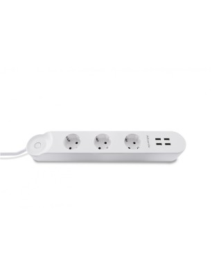 Listwa Wifi Power Strip 3AC+4USB  AZzardo Smart